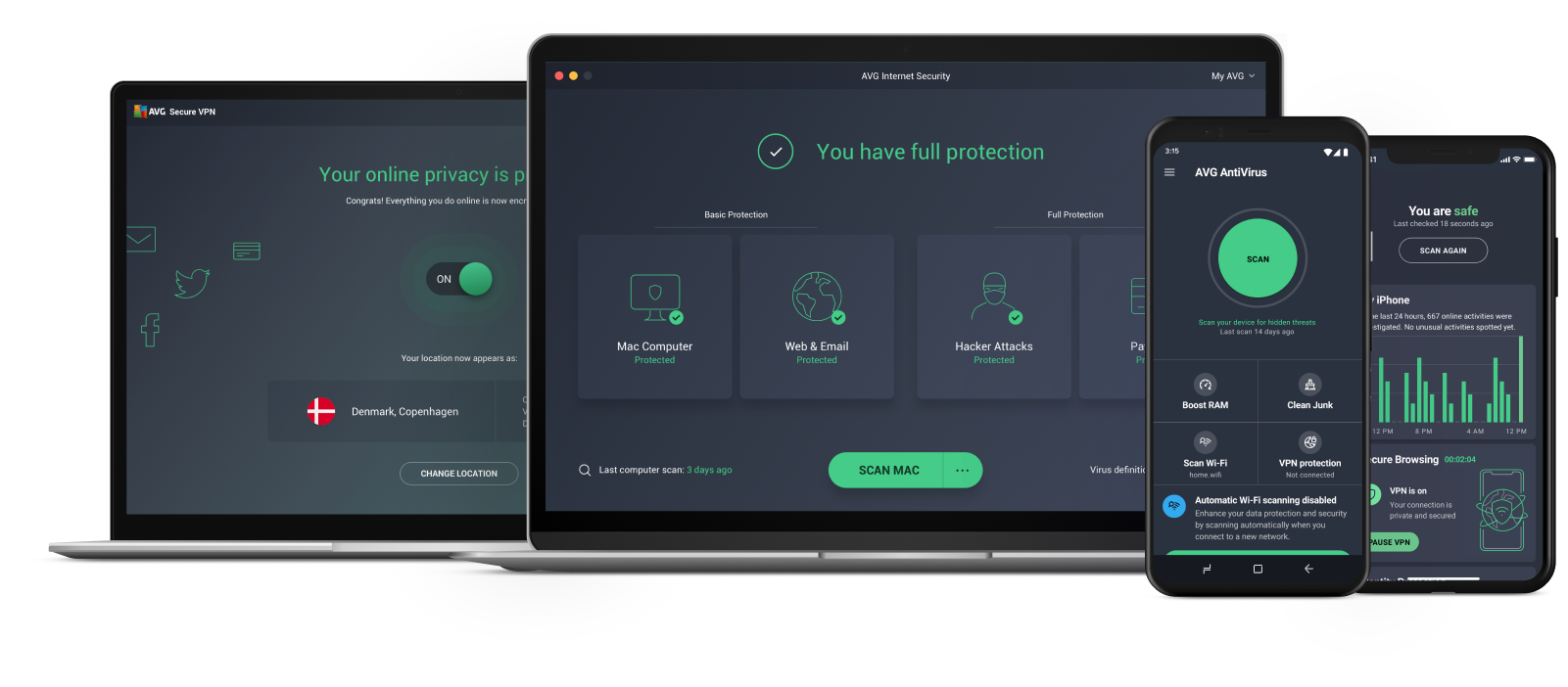 Avg Ultimate Multi Device Security Performance Vpn Bundle