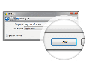 Installasjon av AVG PC TuneUp, trinn 1 – lagre