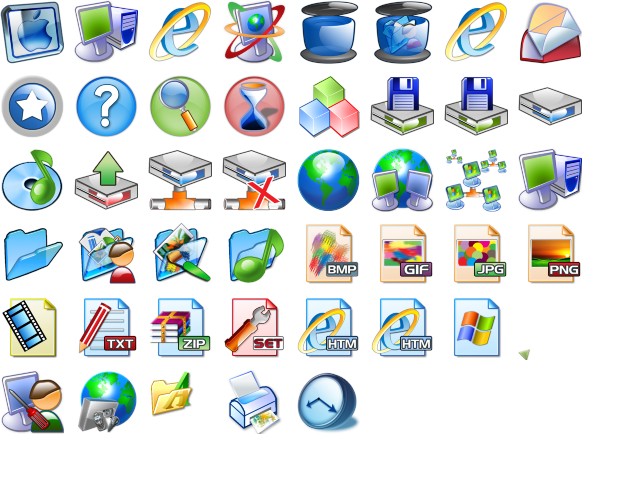 Windows 7 Icons Pack Windows Xp