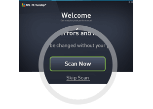 Instalação do AVG PC TuneUp Etapa Três Escanear agora