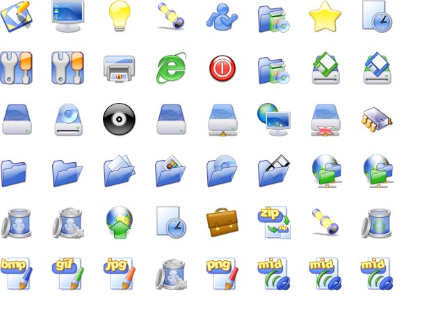 Как сделать значки для windows xp 771