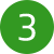 Angka 3 dalam lingkaran hijau