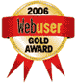Webuser Gold Award 2006