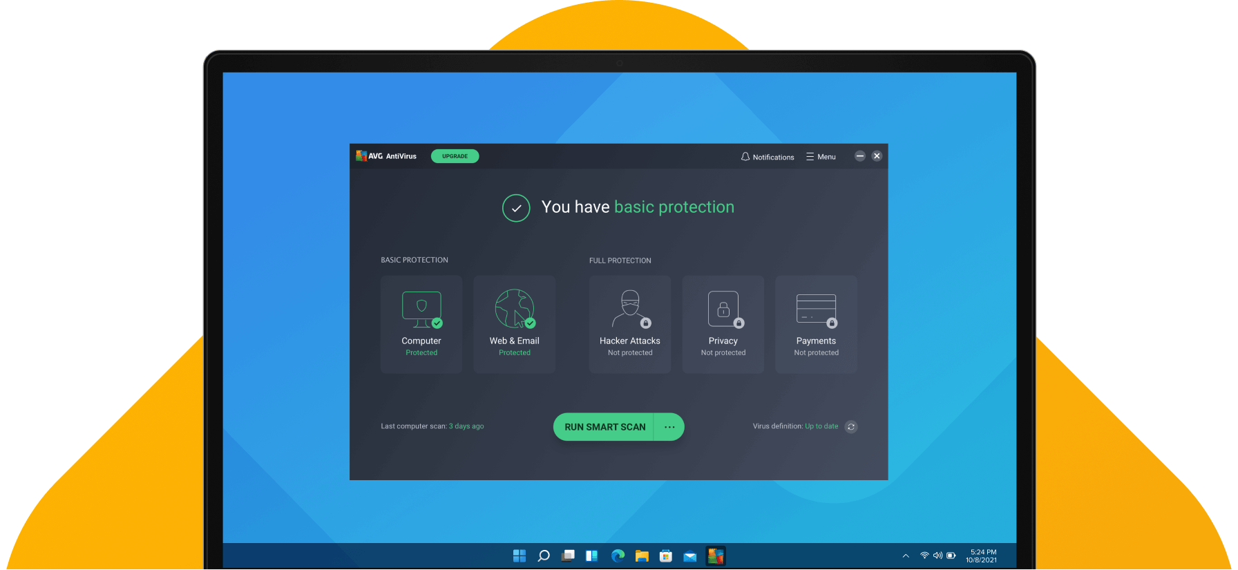 AVG AntiVirus FREE For Windows 11 PC | AVG