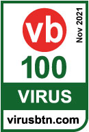 Utmerkelsen Virus Bulletin 100