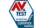 AV Test certified Windows award - April 2016