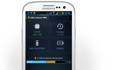 トリミングされた Samsung Galaxy、UI、382 x 228 px