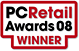 PC Retail Award 2008 winner