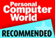 Personal Computer World recommended award