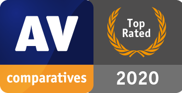 AV-Comparatives - Top Rated Product for 2020