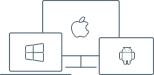 Triple protection icon