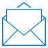 Comprar y descarga feature icon mail blue 70 2024