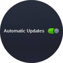 Automatische Updates – Benutzeroberfläche