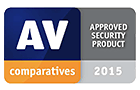 AV comparative approved security product 2015 award
