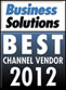 Business solutions - Best channel vendor 2012 award