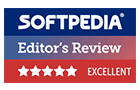 Softpedia Editor's review excellent award