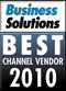 Business Solutions Best Channel Vendor 2010