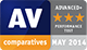 AV Comparatives Advanced plus award - Performance test may 2014