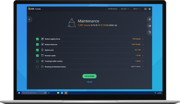 Baixe Grátis Software De Otimização De PC | AVG TuneUp