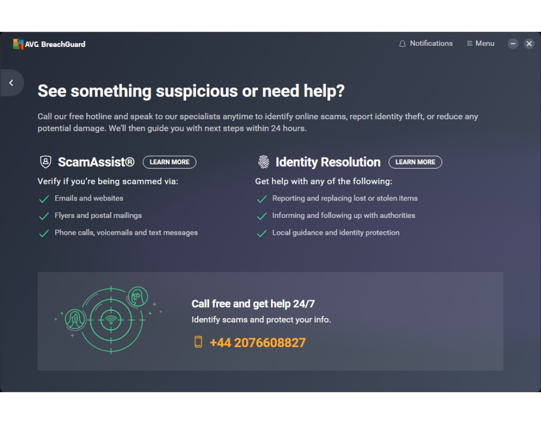 Data Breach & Loss Prevention Software AVG BreachGuard