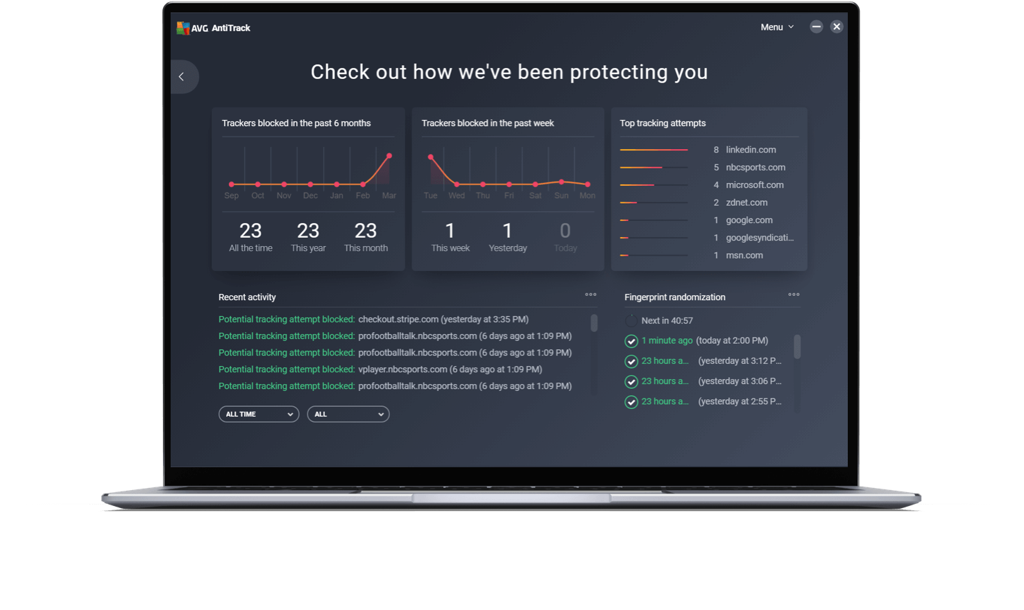 Защита от отслеживания | Скачать AVG AntiTrack