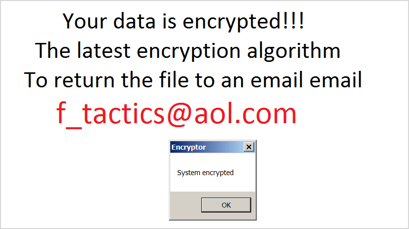 Legion ransomware screenshot