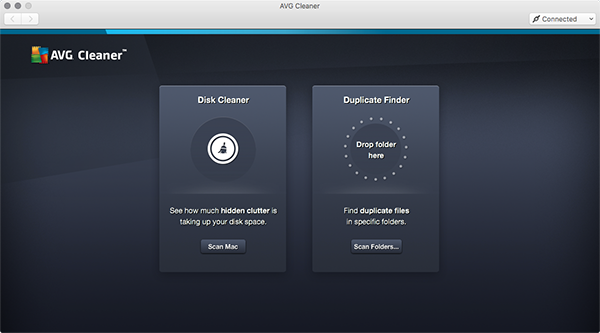 Dashboard di Mac Cleaner