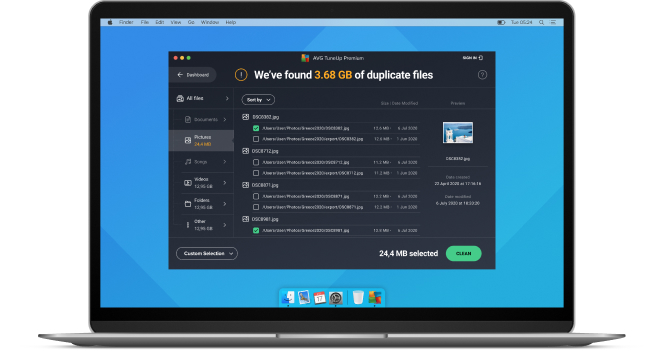 Maak gebruik van onze volledig automatische opschoningssoftware voor de Mac