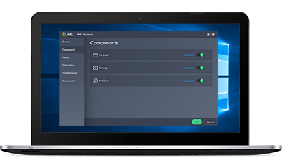 UI Notebook AVG Anti-Spyware