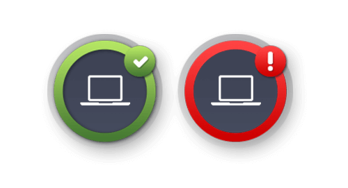 What do the circles mean?