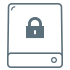 Ikona funkcie &ndash; Zámok disku