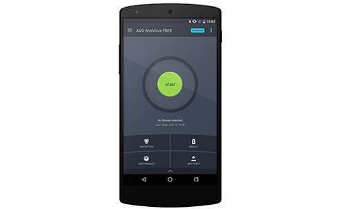 android phone with avg antivirus free