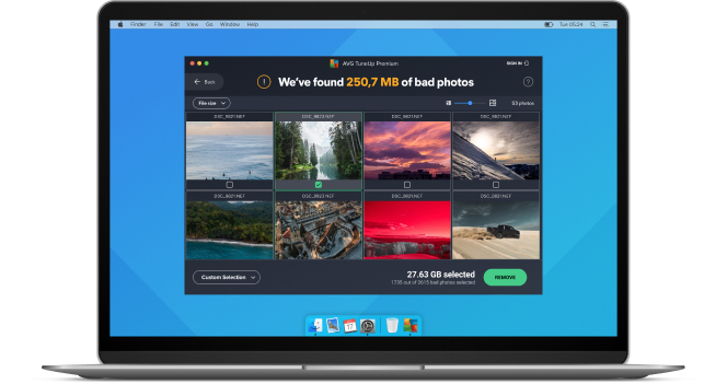 Bersihkan pustaka foto anda
