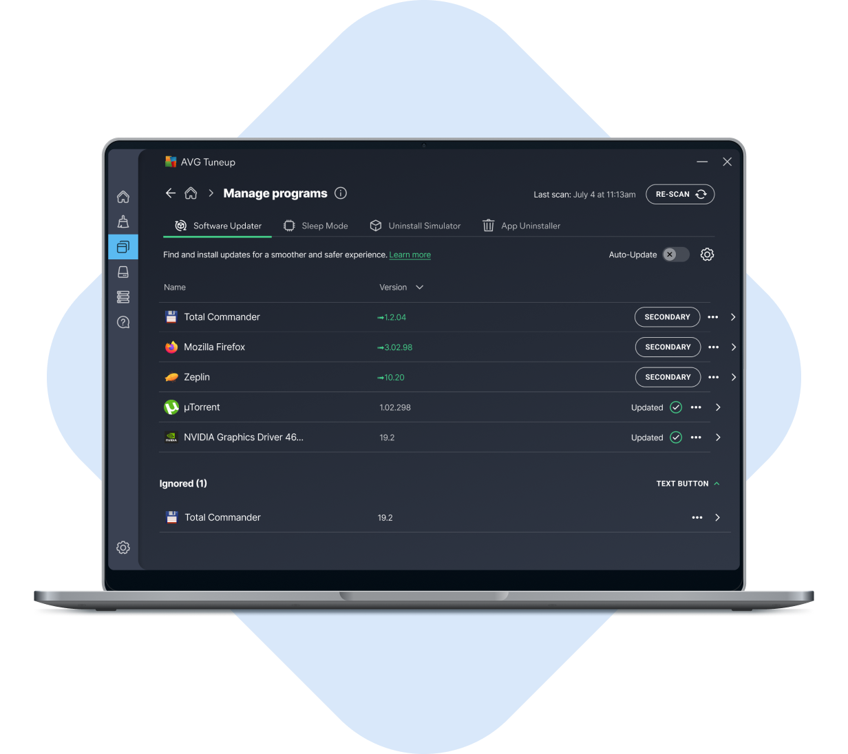 Get more room with disk clean up