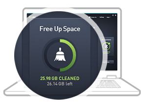 step 1: click on free up space category