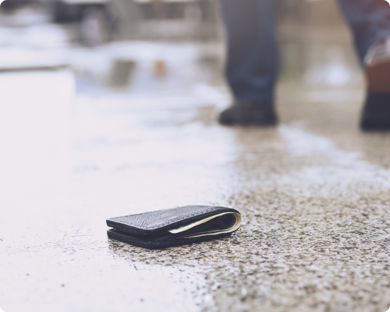 Suporte para roubo de identidade ou de cartão de pagamento