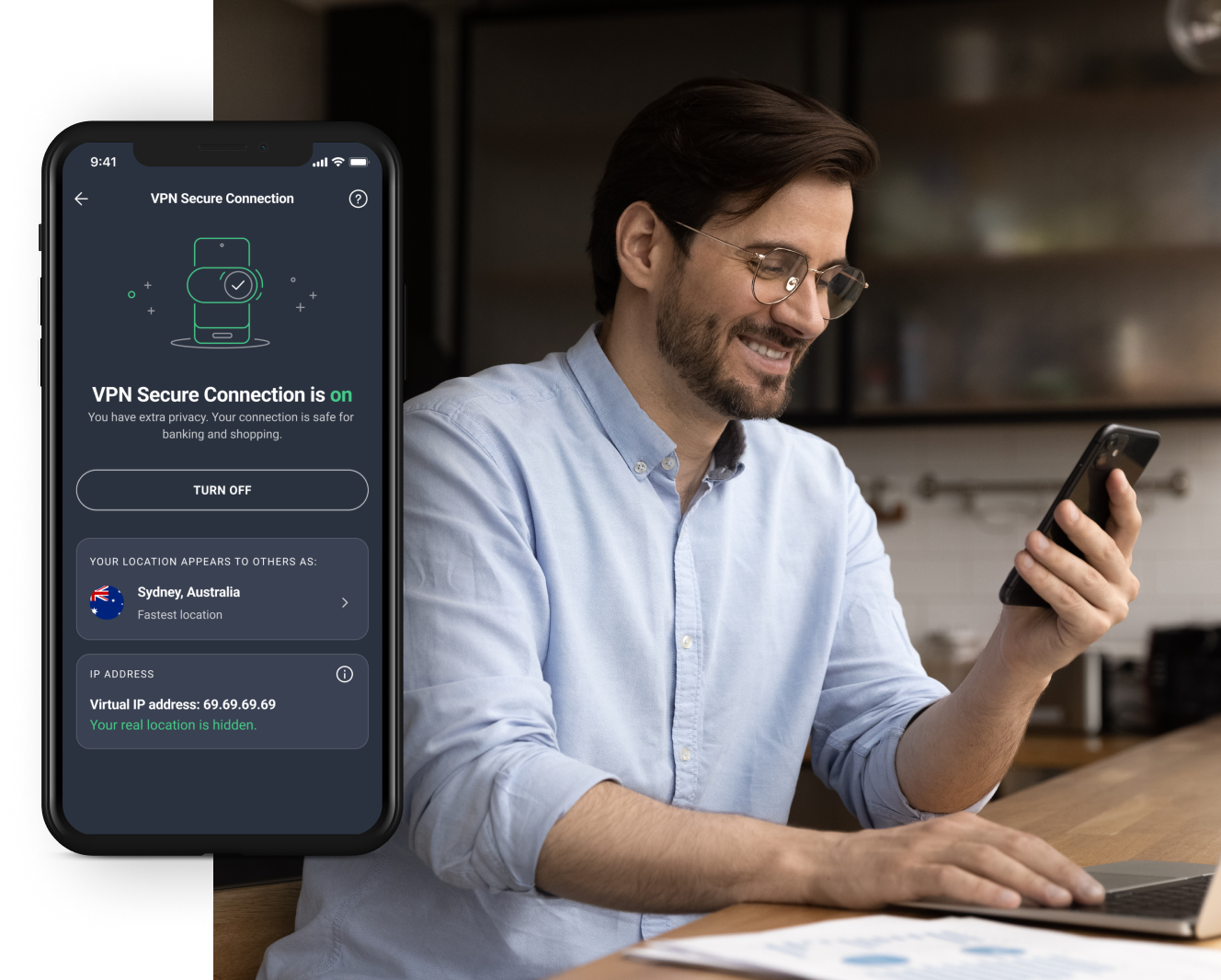 Lindungi rangkaian anda dengan apl keselamatan iPhone kami