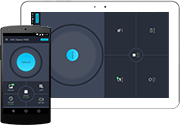 Telefone e tablet com IU do Cleaner para Android