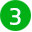Number 3 in bright green circle