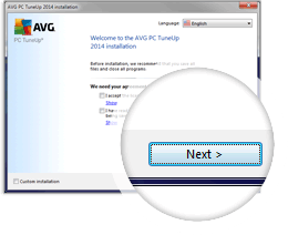 PC TuneUp installation screenshot