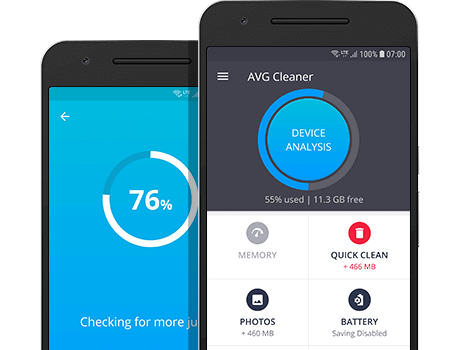 Android スマートフォン タブレットのメモリ領域を開放 Avg クリーナー