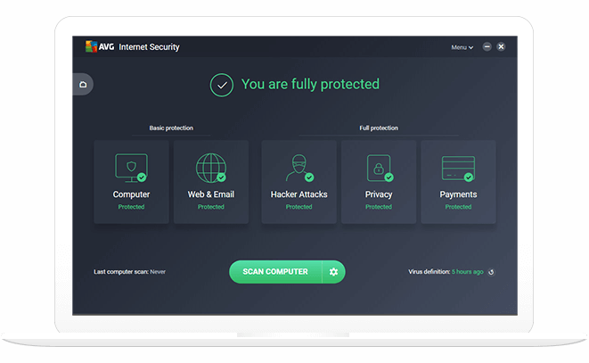 serial avg internet security 2019