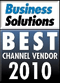 Business Solutions Best Channel Vendor em 2010