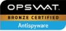 Emblema de Antispyware com certificação bronze da Opswat