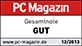 Classificação Bom da PC Magazin em dezembro de 2013