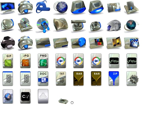 Windows xp icons