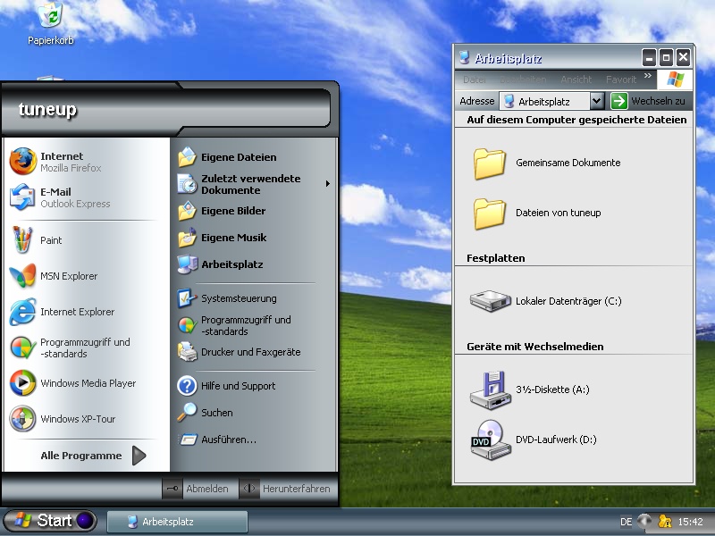 windows xp skin